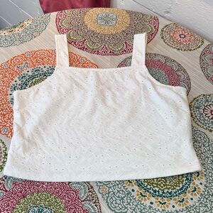 Wallflower Eyelet Crop Top